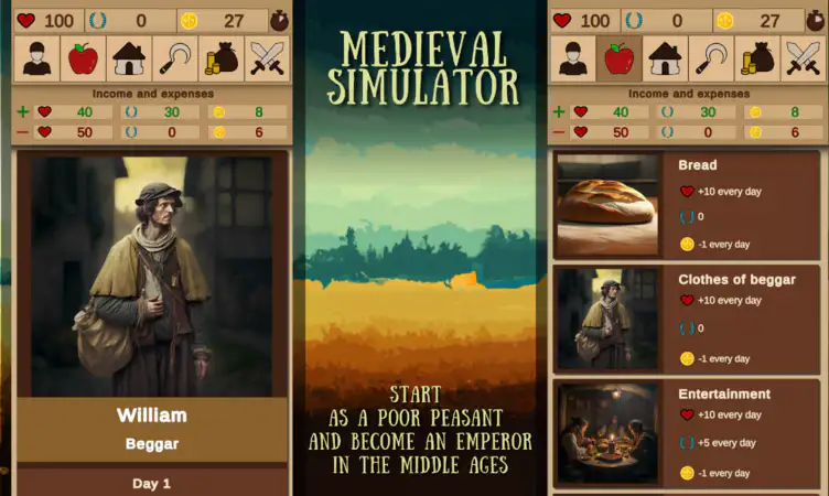 Medieval simulator Mod APK Free Download - APKIKI.COM