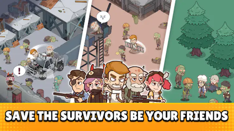 Mini Survival: Zombie Fight ScreenShot - APKIKI.COM