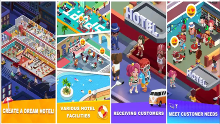 Sim Hotel Tycoon: Tycoon Games ScreenShot - APKIKI.COM