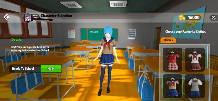 High School Love Sim Life Game ScreenShot - APKIKI.COM