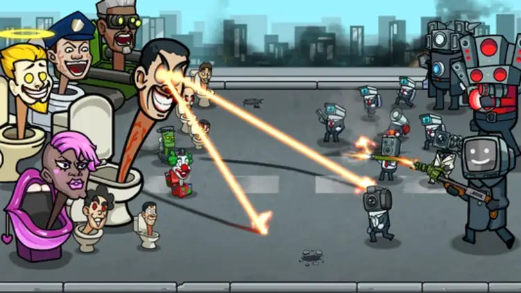 Toilet Monster Battle War ScreenShot - APKIKI.COM