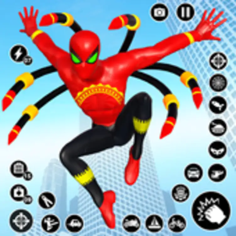 Spider Rope Hero Gangster Game icon