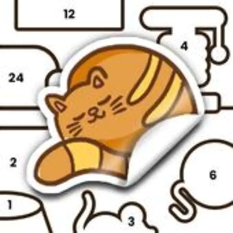 Sticker Book Puzzle icon